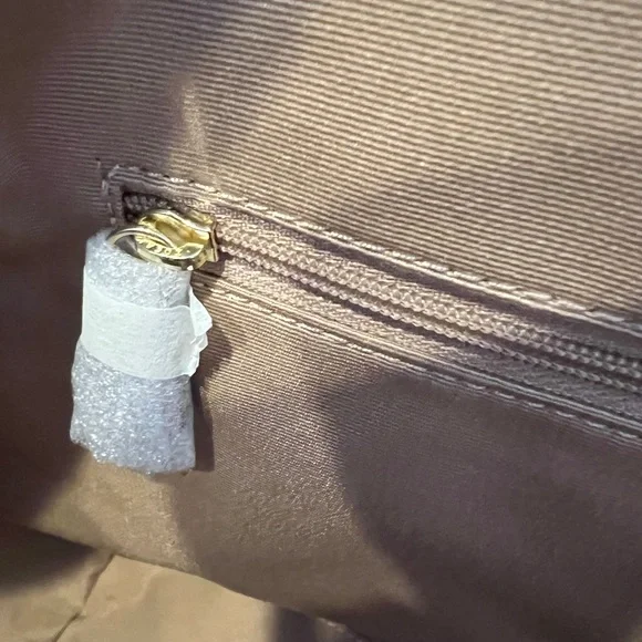 Coach Kleo Carryall Shoulder Bag Chalk White Smooth Pebble Leather Free Shipping - Picture 11 of 16